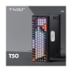 T-Wolf T50 Wired RGB Mechanical Gaming Keyboard | Gray-Black