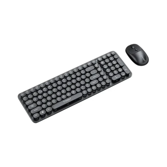 T-Wolf TF350 Dot Punk Wireless Keyboard Mouse Combo