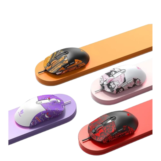 T-wolf G550 Gaming Mouse RGB WITH Gengar Kuromi Sticker