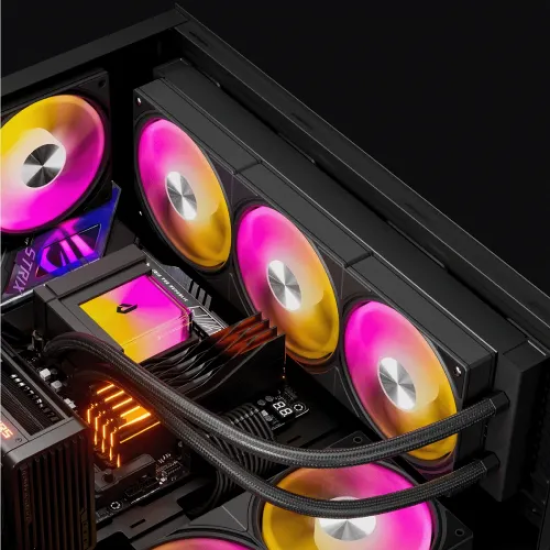 UpHere E360KC ARGB 360mm AIO Liquid CPU Cooler Black