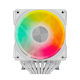 upHere UE2TC6 ARGB Dual Tower Air CPU Cooler - White