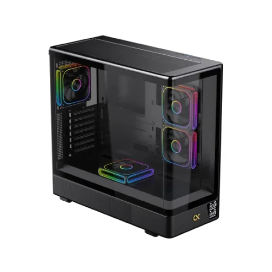 Xigmatek Moon DGT Mid Tower Black E-ATX Gaming Desktop Case (EN49651)