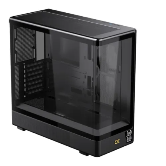 Xigmatek Moon DGT Mid Tower Black E-ATX Gaming Desktop Case (EN49651)