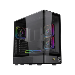 Xigmatek Moon DGT Mid Tower Black E-ATX Gaming Desktop Case (EN49651)