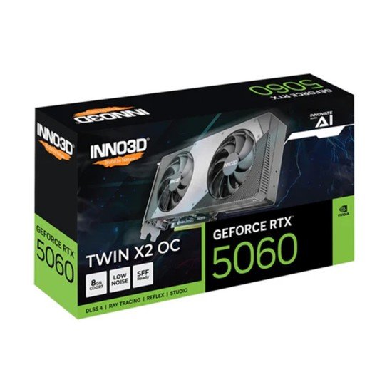 INNO3D GeForce RTX 5060 TWIN X2 OC 8GB GDDR7 Graphics Card