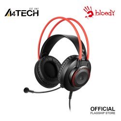 Bloody G200S USB Gaming Headphone Black & Red Combo