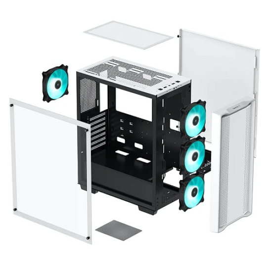 DeepCool CC560 WHITE Tempered Glass Mid-Tower ATX Case