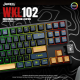 JEDEL WKL-102 WH Tri-Mode Hot Swapable RGB Mechanical Gaming Keyboard 