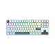 JEDEL WKL-102 WH Tri-Mode Hot Swapable RGB Mechanical Gaming Keyboard 