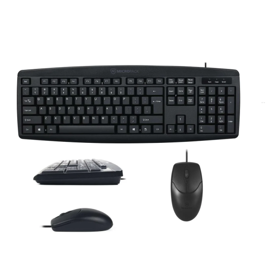 Micropack KM-2003 Combo Keyboard & Mouse Black