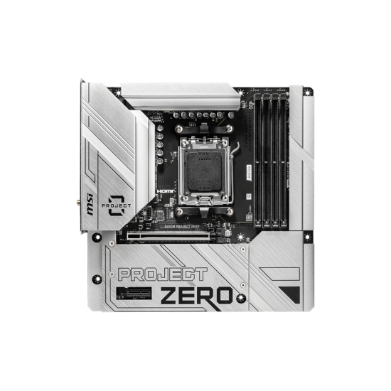MSI B650M Project Zero StealthCore AM5 DDR5 Micro-ATX Motherboard