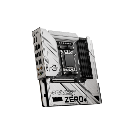 MSI B650M Project Zero StealthCore AM5 DDR5 Micro-ATX Motherboard