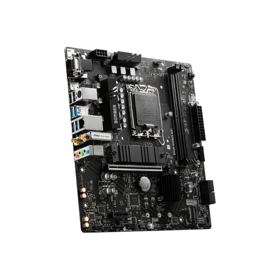 MSI B760M BOMBER WIFI-MICRO ATX Motherboard