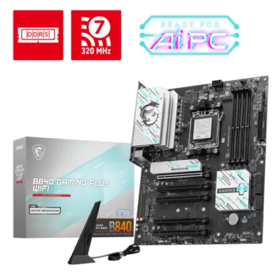 MSI B840 Gaming Pulse X–Pro WiFi ATX Motherboard