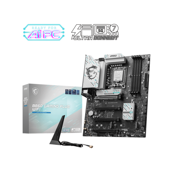 MSI B860 GAMING PLUS WIFI LGA 1851 ATX Motherboard| Gaming Motherboards