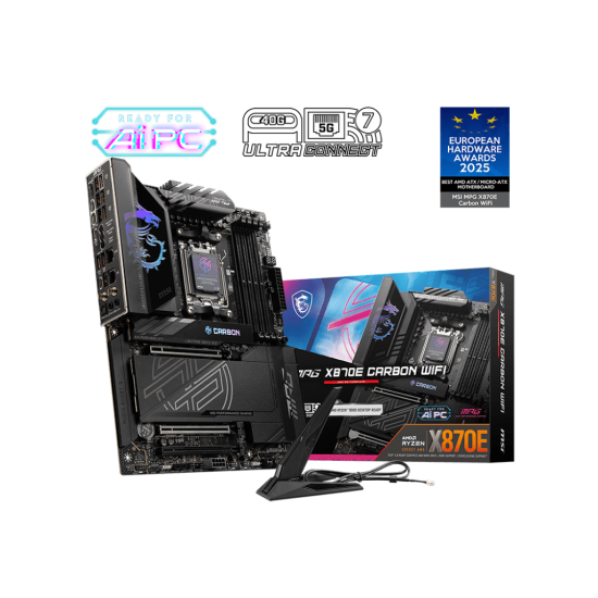 MSI MPG X870E CARBON WIFI – “ X870E Ultra ATX Gaming Board”