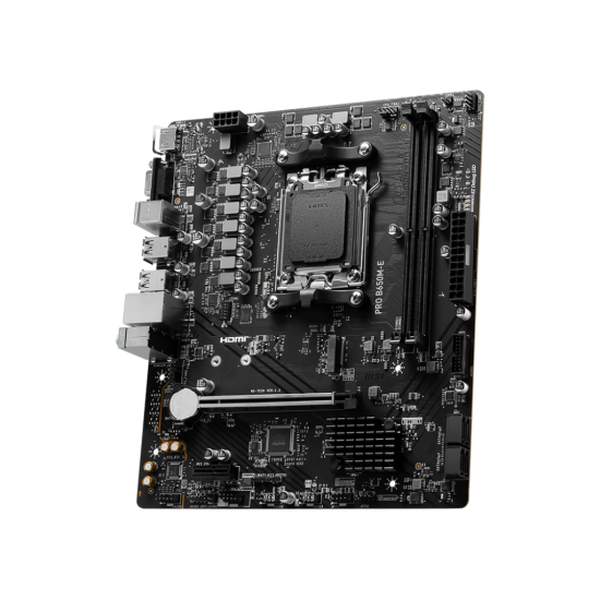 MSI PRO B650M-E AM5 mATX Performance Motherboard – Next-Gen Ryzen Power