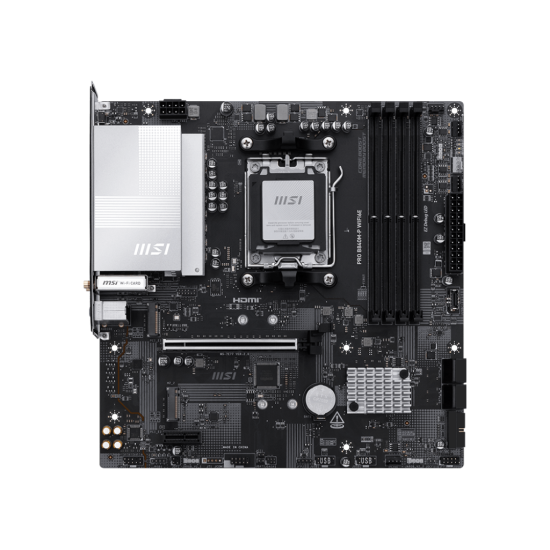 MSI PRO B840M-P WIFI6E AM5 Micro ATX Motherboard