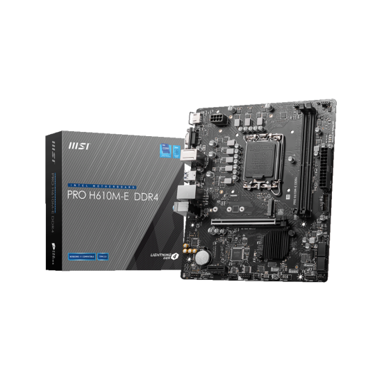 MSI PRO H610M-E DDR4 Motherboard|MICRO ATX