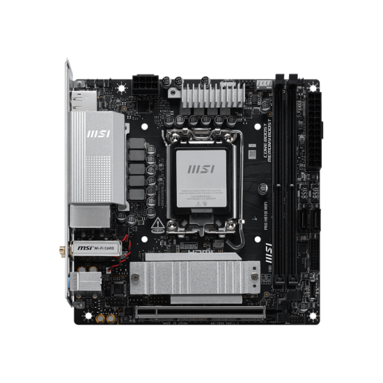 MSI PRO H810I WIFI LGA 1851 Mini-ITX Motherboard| PRO Series Motherboards