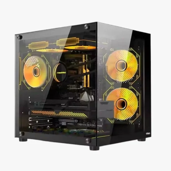 Infinity Desktop OVO F280B X5‑ARGB Infinity Desktop Gaming Case – Mid Tower Gaming PC ...