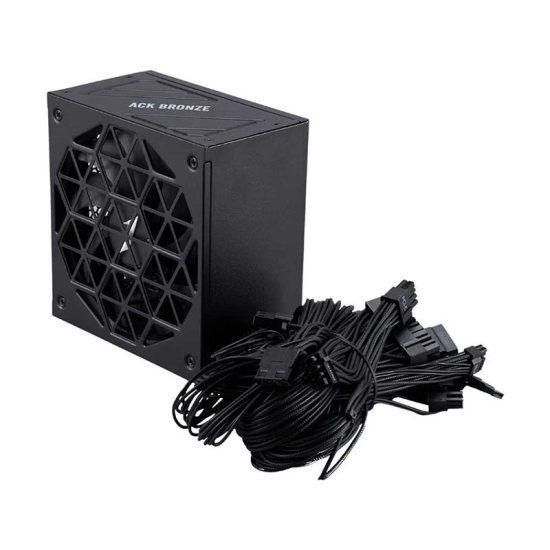 1stPlayer ACK Bronze 850W PG5 Non Modular 80 Plus Bronze Certified Black Power Supply