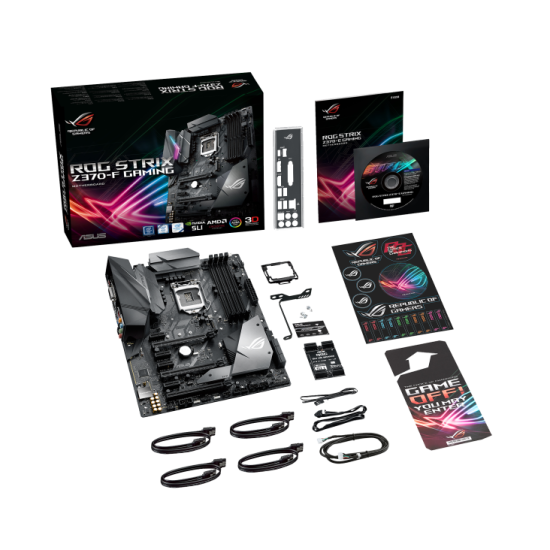 Asus Rog Strix Z370-F 8th Gen Supported ATX Gaming Motherboard