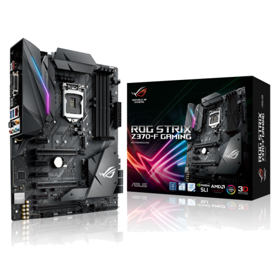 Asus Rog Strix Z370-F 8th Gen Supported ATX Gaming Motherboard