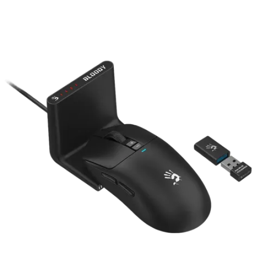 A4tech Bloody R72 Ultra Duo Dual Mode Wireless Gaming Mouse | Black