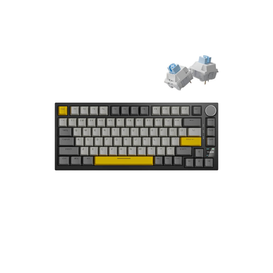 Ajazz AK820 Pro 75% Gasket-mounted Tri-mode Mechanical Keyboard|Ajazz Flying Fish Switch