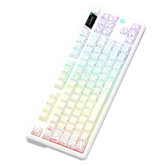 AJAZZ AK870 V2 Hot Swappable Tri-Mode RGB Wireless Mechanical Keyboard