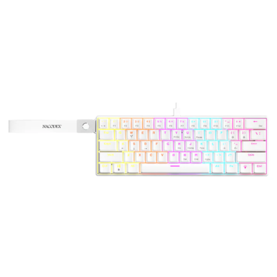 AJAZZ NK61 Hot-Swappable Wired Mechanical Gaming Keyboard|Red Switch