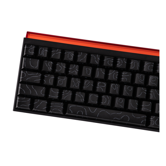 Ajazz NK68 Wired 68-Key Hot-Swappable Mechanical Keyboard|Black Contour