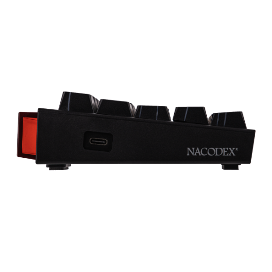 Ajazz NK68 Wired 68-Key Hot-Swappable Mechanical Keyboard|Black Contour