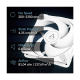 ARCTIC P12 MAX (WHITE) 120mm HIGH-SPEED PWM FAN
