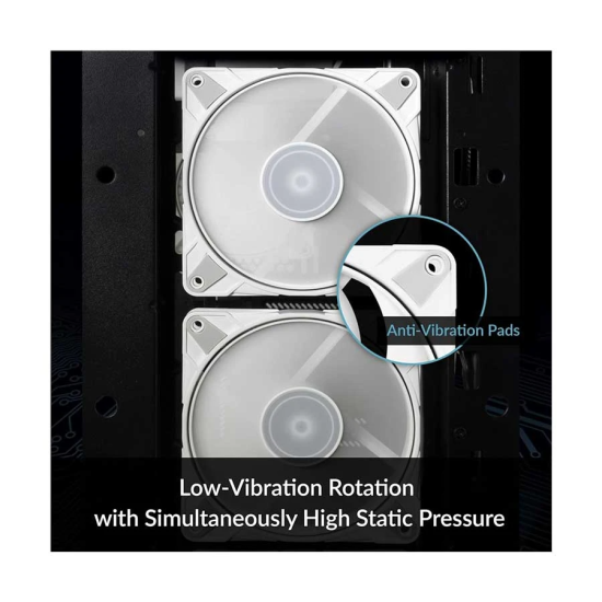 ARCTIC P12 MAX (WHITE) 120mm HIGH-SPEED PWM FAN