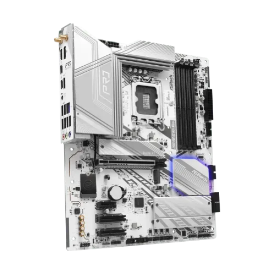 ASRock Z890 Pro RS WiFi LGA 1851 DDR5 ATX Motherboard (White)
