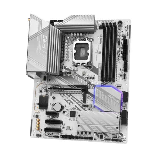 ASRock Z890 Pro RS WiFi LGA 1851 DDR5 ATX Motherboard (White)
