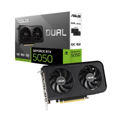 ASUS Dual GeForce RTX 5050 GDDR6 8GB OC Edition Graphics Card