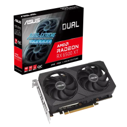 ASUS Dual Radeon RX 6500 XT V2 OC Edition GDDR6 4GB Graphics Card