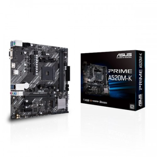 Asus Prime A520M-K AMD AM4 mATX AMD Motherboard