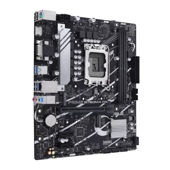 Asus PRIME B760M-K D4 LGA 1700 mATX Motherboard