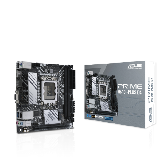 ASUS PRIME H610I-PLUS LGA 1700 D4 Mini ITX Motherboard