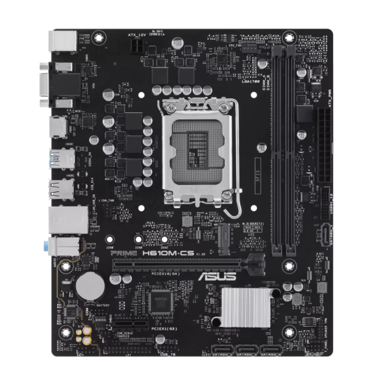 Asus PRIME H610M-CS DDR5 LGA 1700 Micro-ATX Motherboard