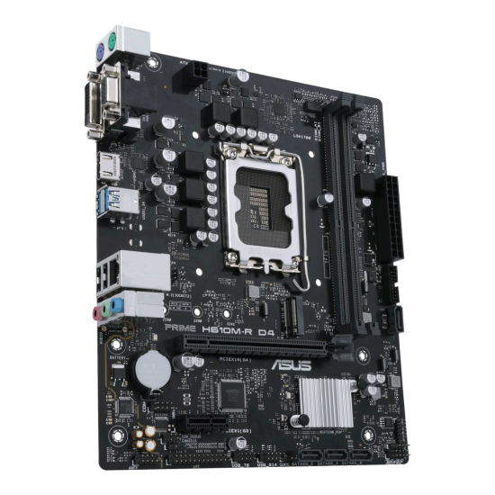 ASUS PRIME H610M-R D4 DDR4 LGA 1700 Micro ATX Motherboard