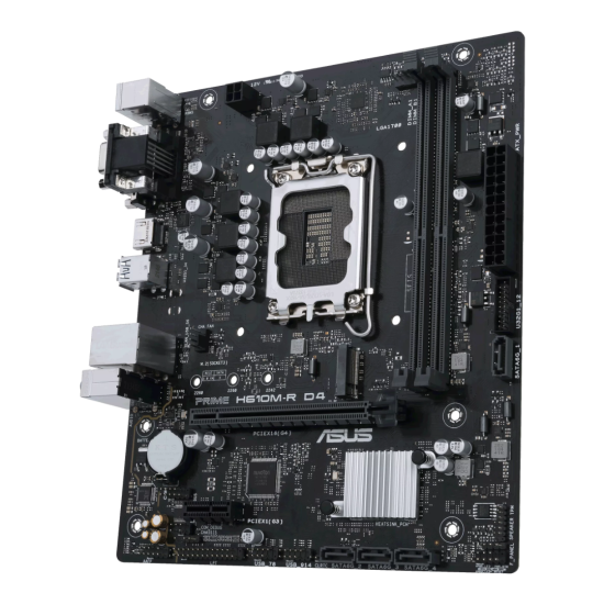 ASUS PRIME H610M-R D4 DDR4 LGA 1700 Micro ATX Motherboard