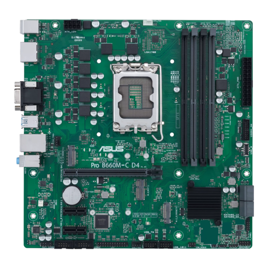 ASUS Pro B660M-C D4-CSM LGA 1700 mATX Motherboard