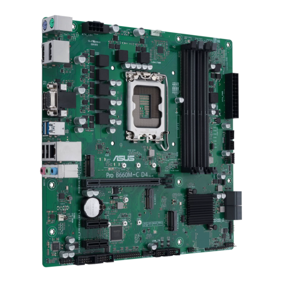 ASUS Pro B660M-C D4-CSM LGA 1700 mATX Motherboard