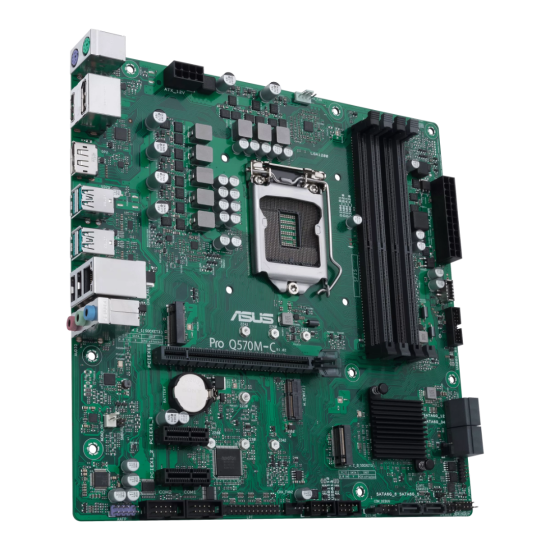 ASUS Pro Q570M-C/CSM LGA 1200 Micro ATX Motherboard