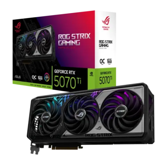 ASUS ROG Strix GeForce RTX 5070 Ti GDDR7 16GB OC Edition Graphics Card